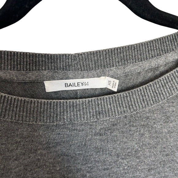 Bailey 44 Women’s Seberg Layered Zip Back Sweater in Grey Size XS - Picture 5 of 8